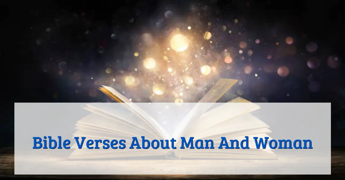 Bible Verses About Man And Woman