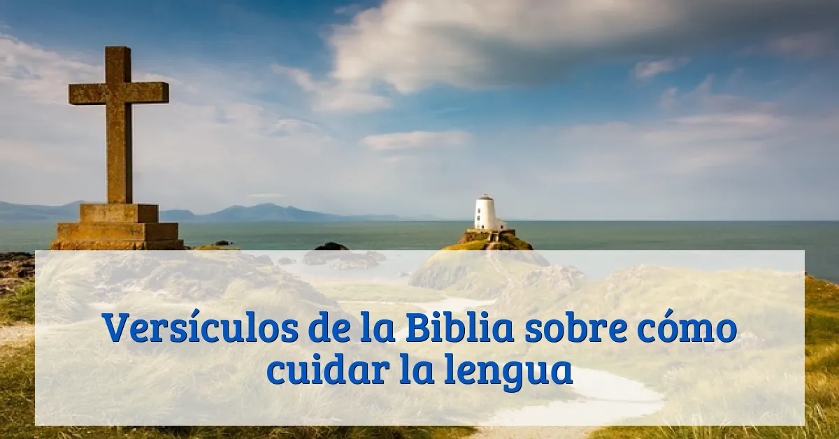 Versículos de la Biblia sobre cómo cuidar la lengua