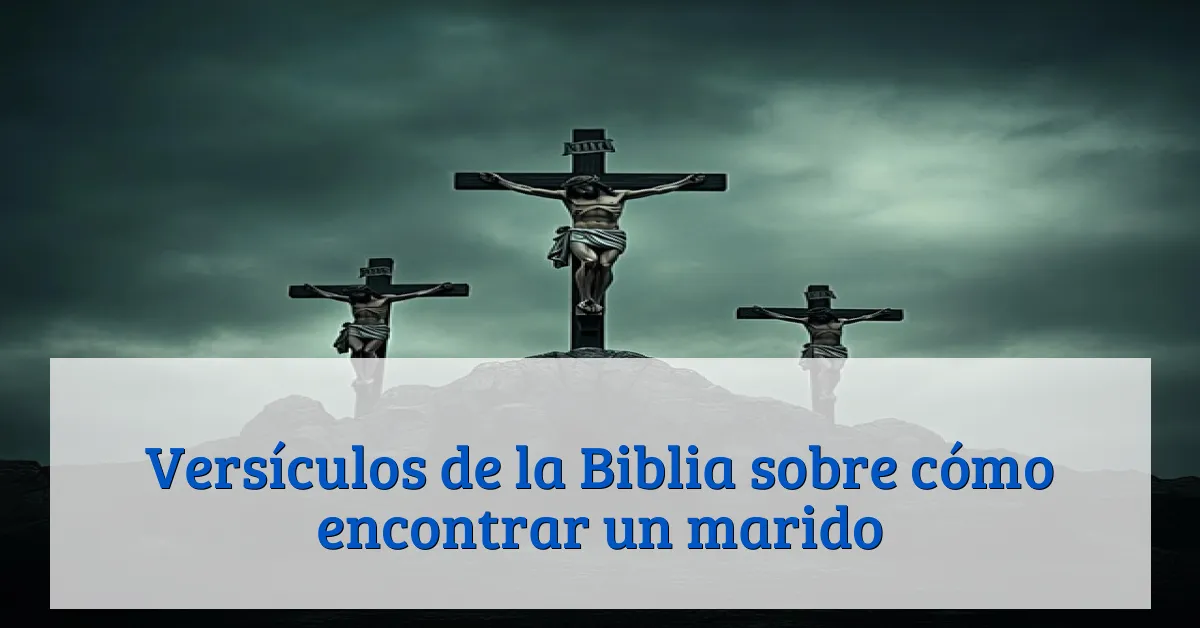 Versículos de la Biblia sobre cómo encontrar un marido
