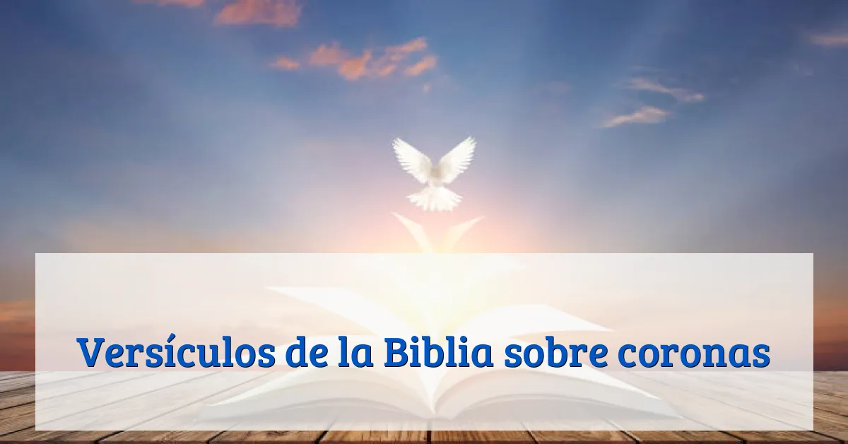 Versículos de la Biblia sobre coronas