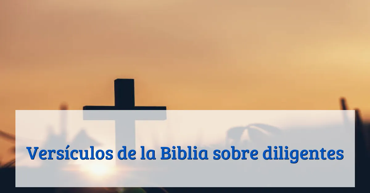 Versículos de la Biblia sobre diligentes