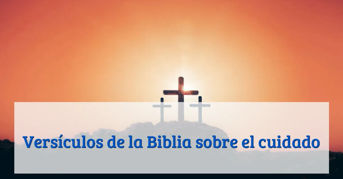 Versículos de la Biblia sobre el cuidado