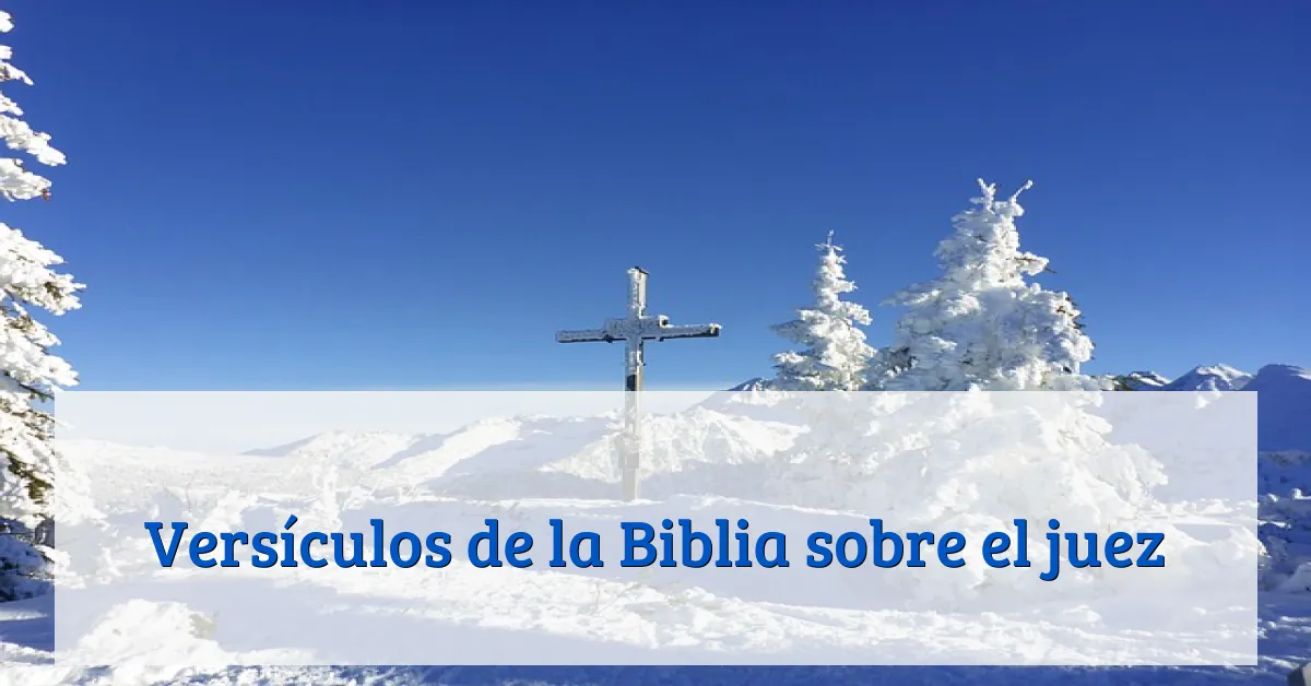 Versículos de la Biblia sobre el juez