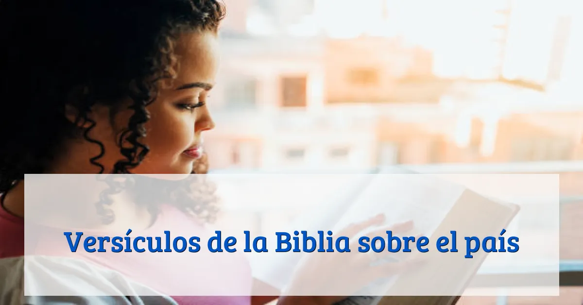 Versículos de la Biblia sobre el país