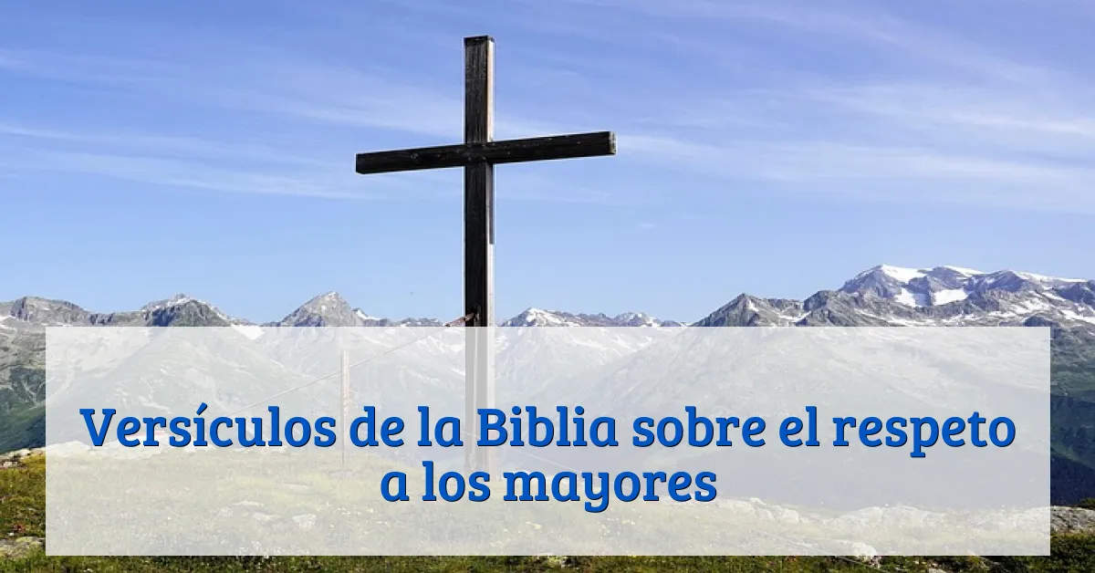 Versículos de la Biblia sobre el respeto a los mayores