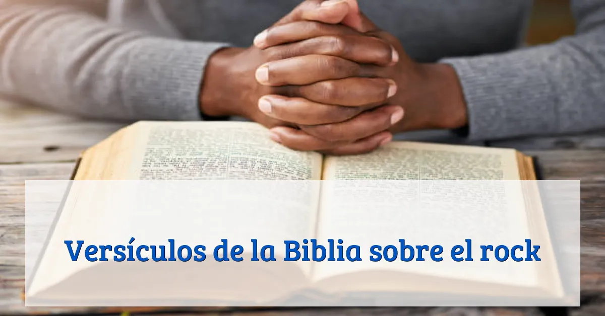 Versículos de la Biblia sobre el rock
