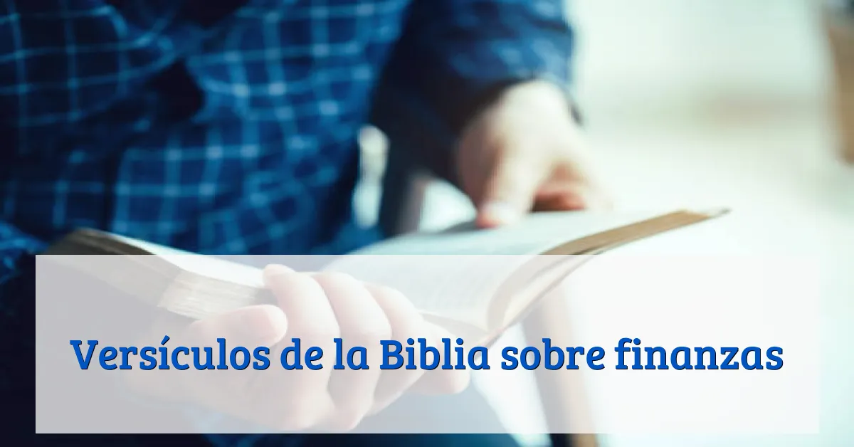Versículos de la Biblia sobre finanzas