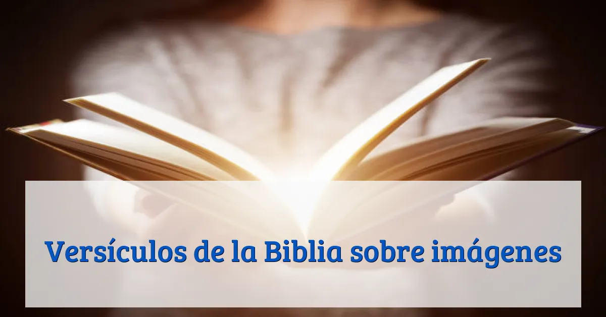 Versículos de la Biblia sobre imágenes