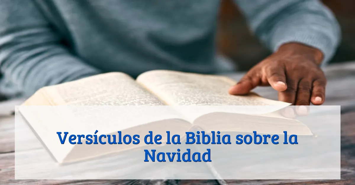 Versículos de la Biblia sobre la Navidad