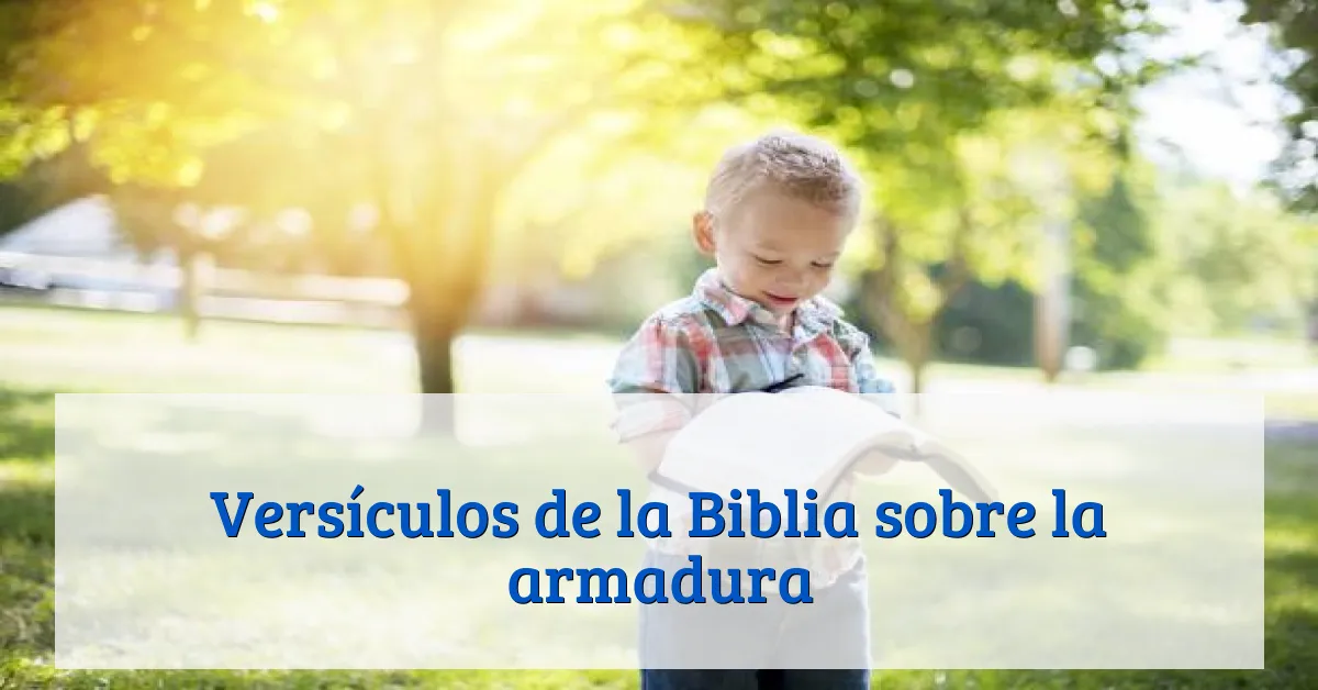 Versículos de la Biblia sobre la armadura
