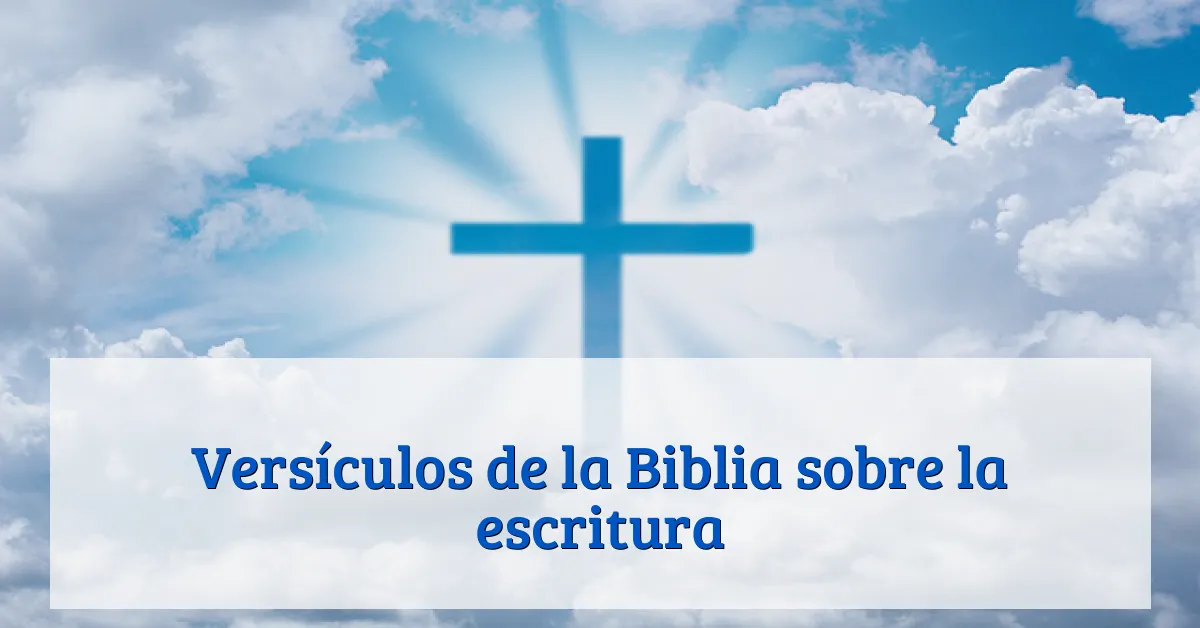 Versículos de la Biblia sobre la escritura