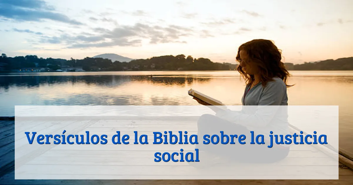 Versículos de la Biblia sobre la justicia social