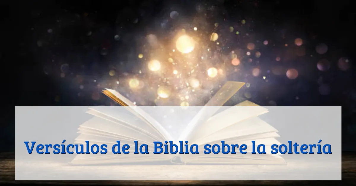 Versículos de la Biblia sobre la soltería
