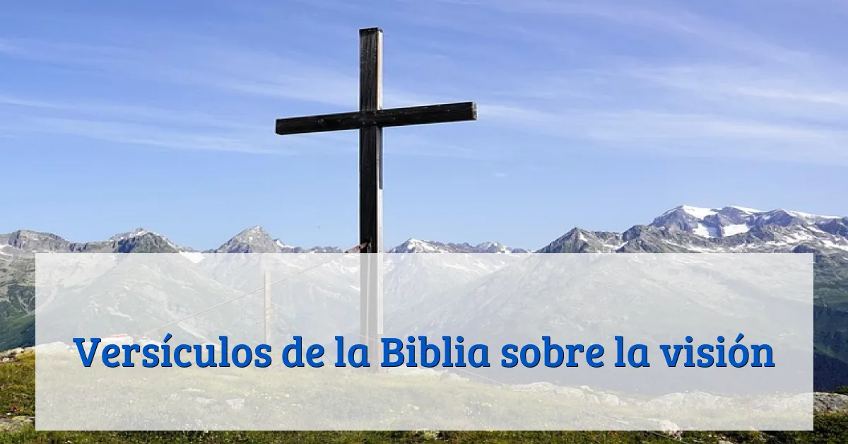 Versículos de la Biblia sobre la visión