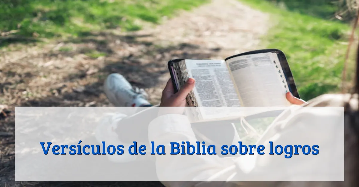 Versículos de la Biblia sobre logros