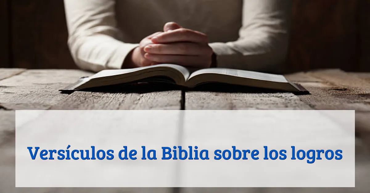 Versículos de la Biblia sobre los logros