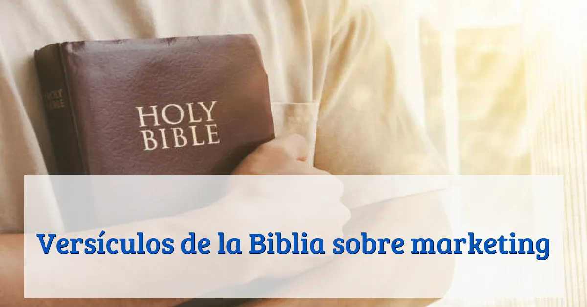 Versículos de la Biblia sobre marketing