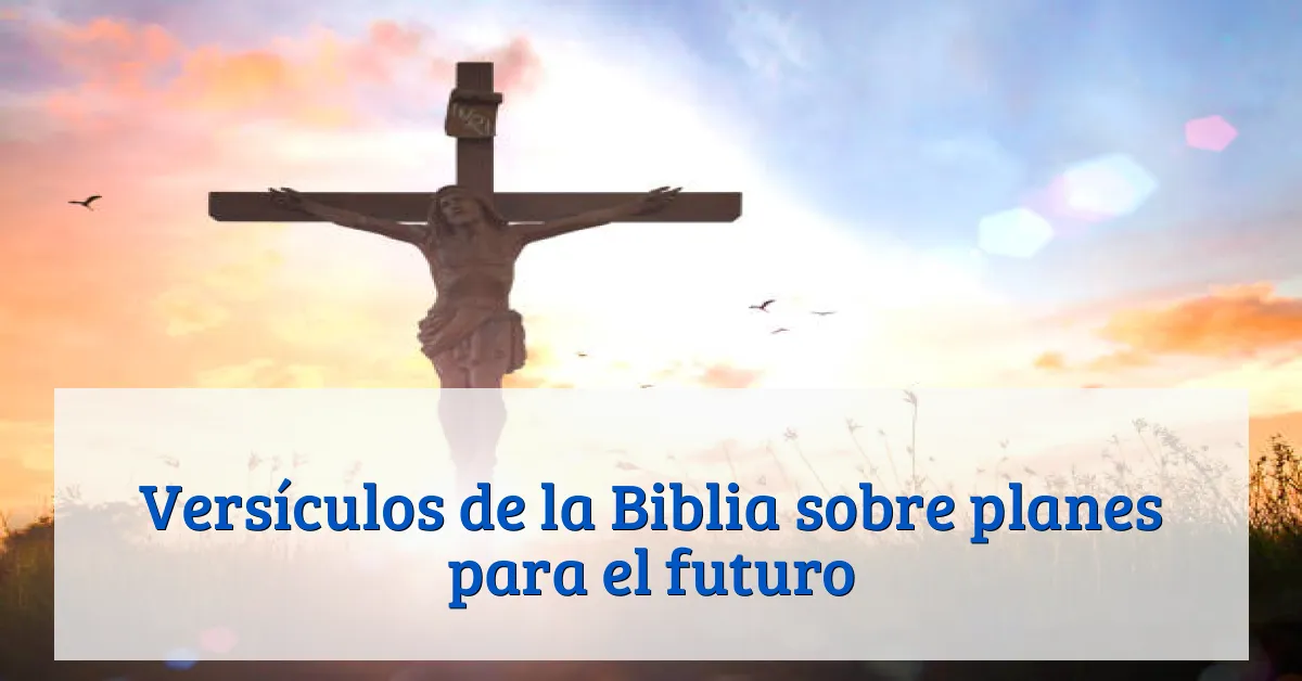 Versículos de la Biblia sobre planes para el futuro