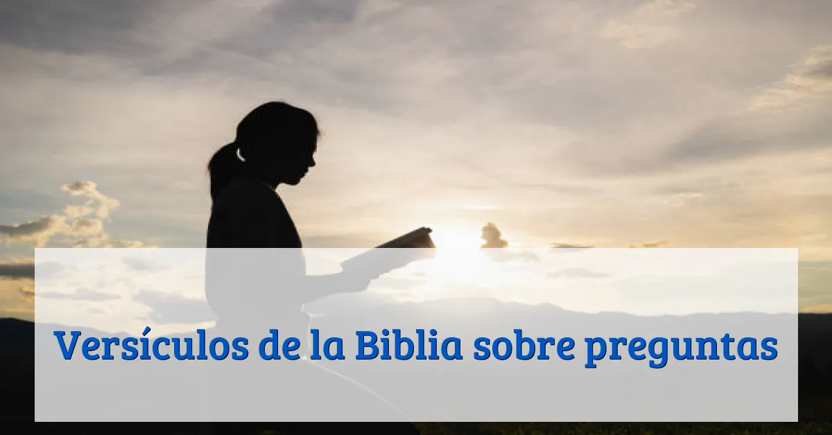 Versículos de la Biblia sobre preguntas