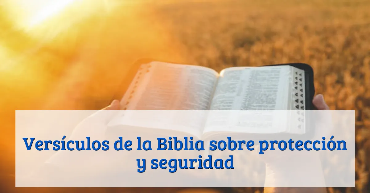 Versículos de la Biblia sobre protección y seguridad