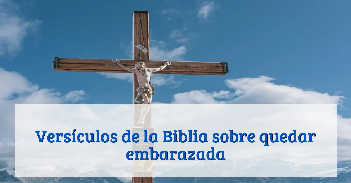 Versículos de la Biblia sobre quedar embarazada