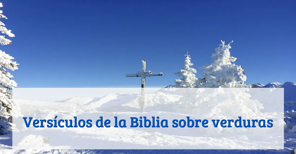 Versículos de la Biblia sobre verduras